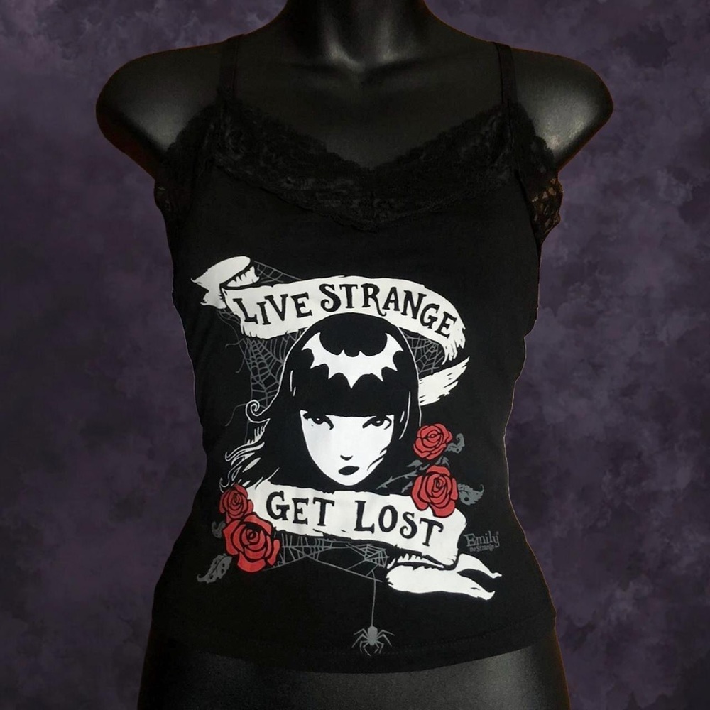 Dolls Kill Lost Misfit Graphic Tank Top
